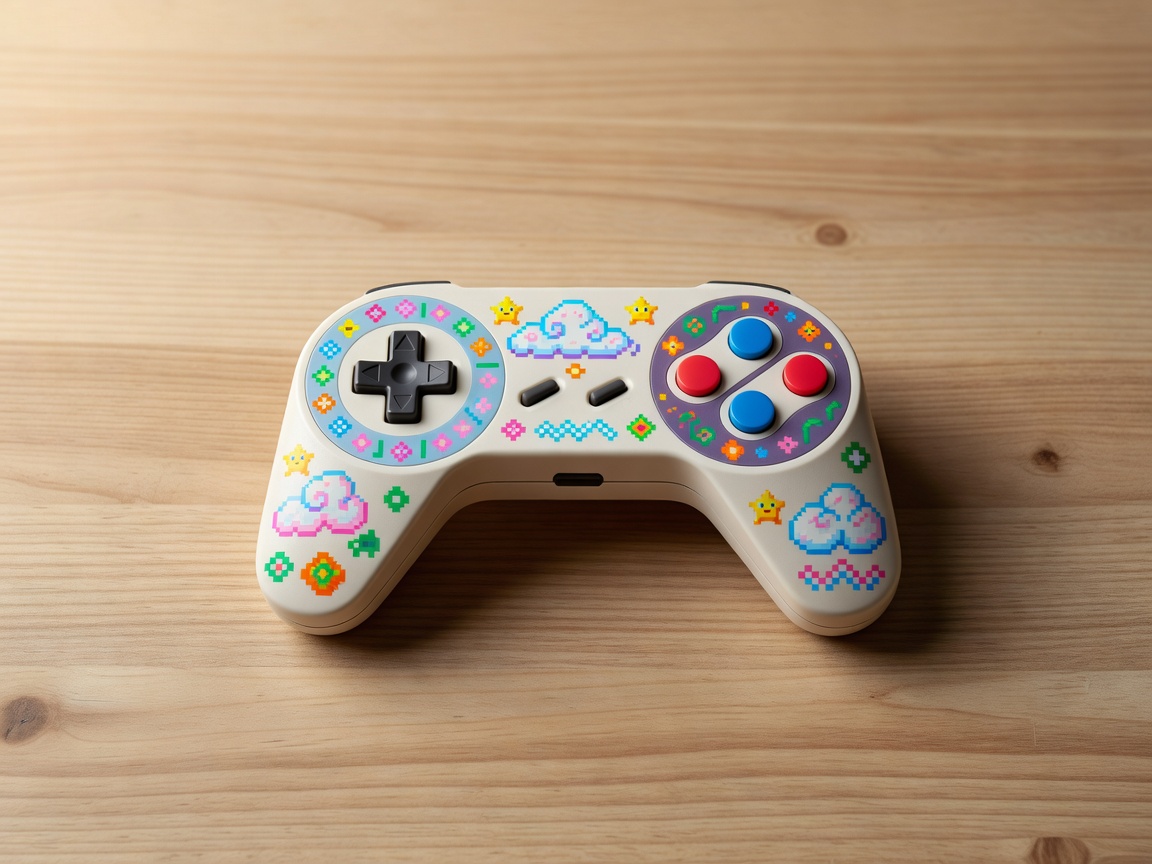 Super Nintendo Controller representing EarthBound